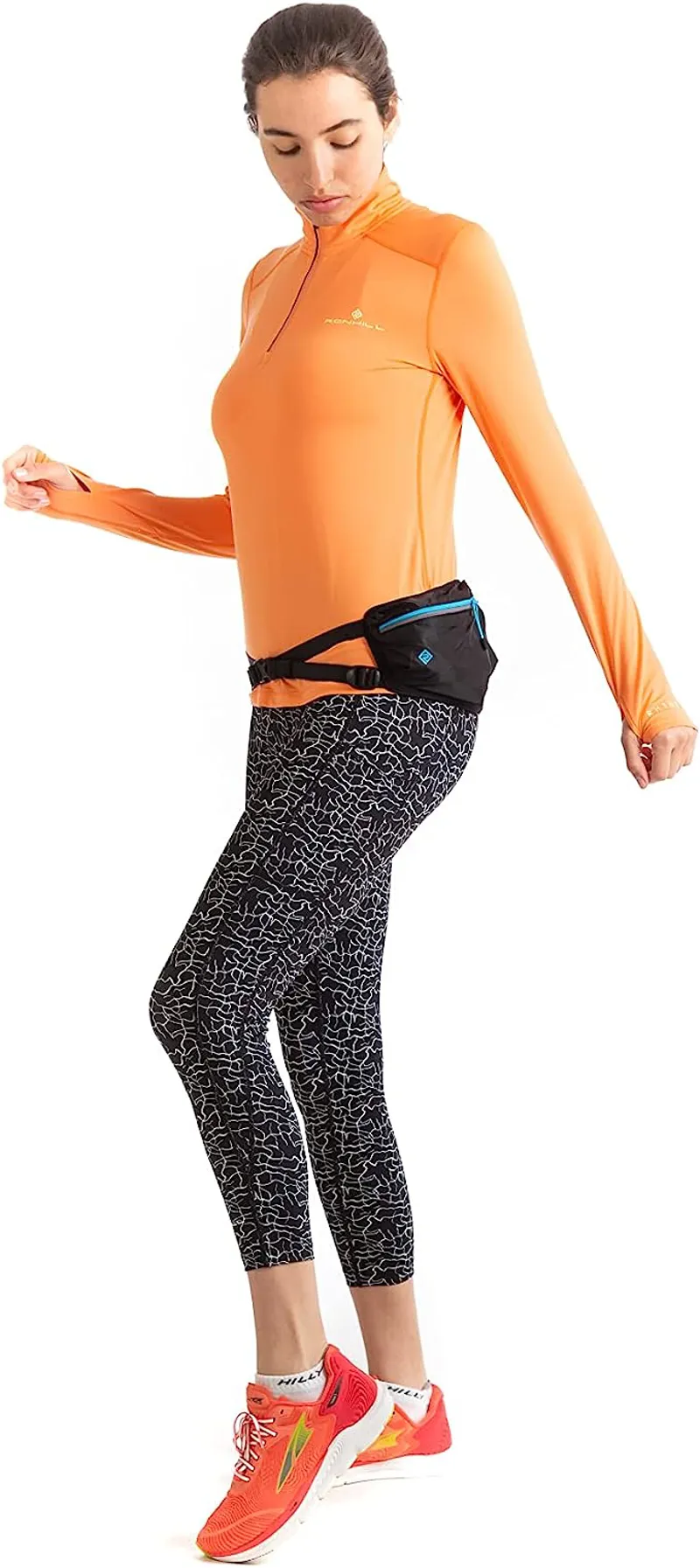 Ronhill OTM Belt Black/Cyan O/S-3